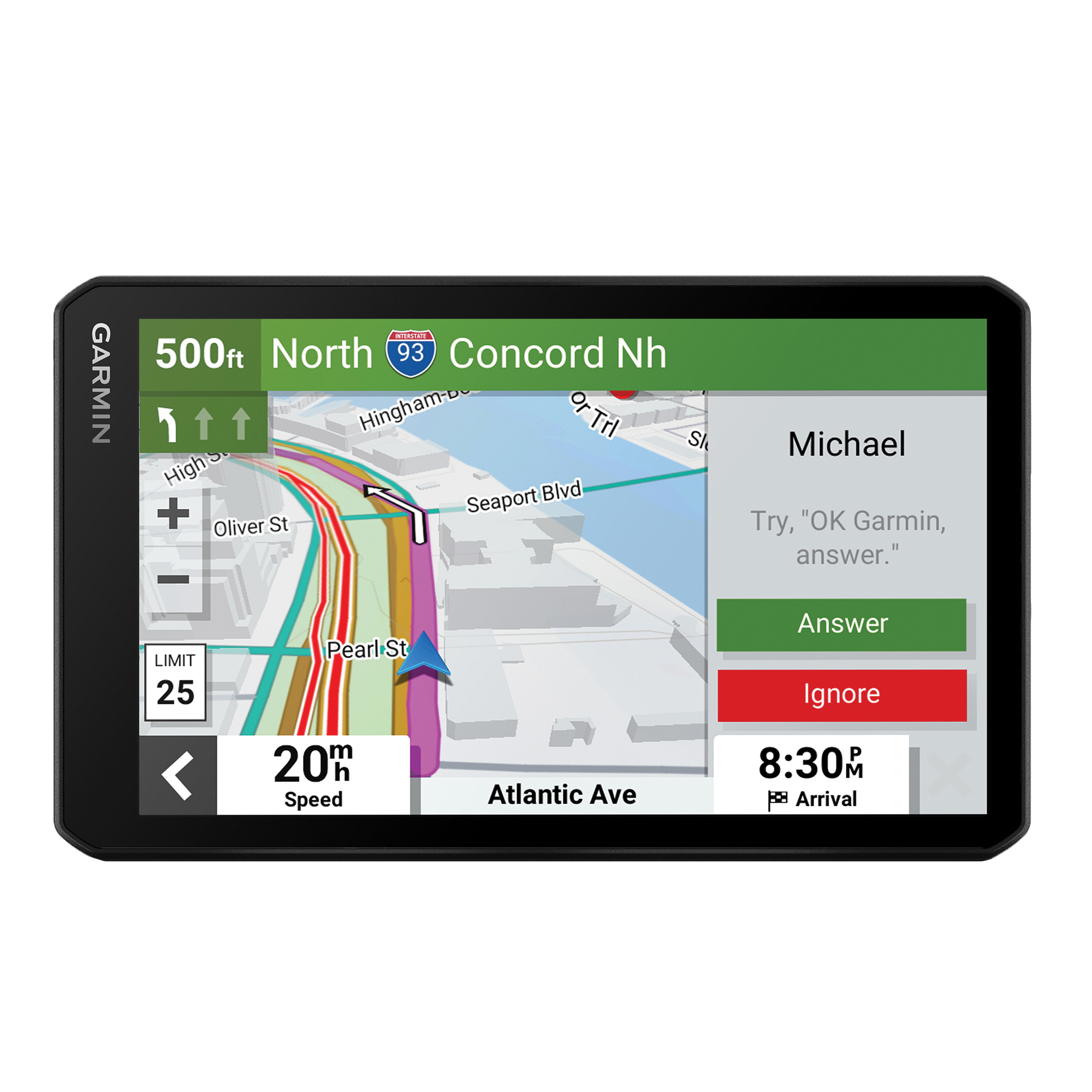 Garmin DriveSmart™, 76 7in. GPS Navigator with Dash Cam, Monitor Size 7 in, Power Source Battery or USB, Model# 010-02729-00